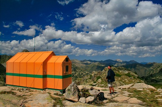 Reaching the clouds. Enjoying the amazing views at the end of a long day.