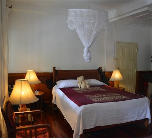 Part of our room in Luang Prabang