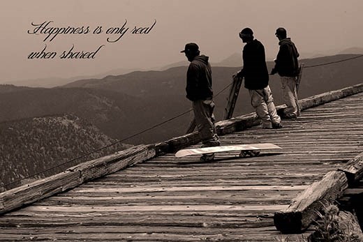 Happiness is only real with shared. A Tribute to Teal