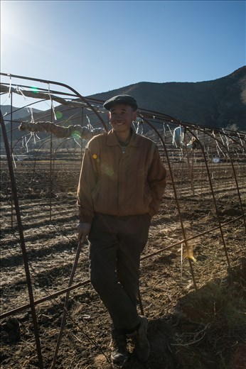 Happiest farmer I have met so far in China.