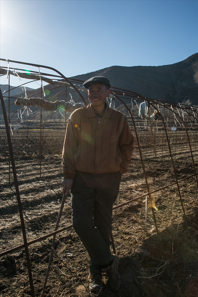 Happiest farmer I have met so far in China.