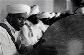 SOUND:  In a hut under the scorching heat, tribesmen in Merzouga chant and hum to the thunderous claps of steel plates and the steady, driving beat of a drum.  Guests were invited to dance to a music that would continue to reverberate and echo 
in their memories long after the final note.: by jooi, Views[297]
