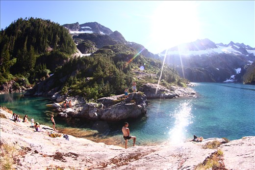 We run and jump in together; we laugh together, we live together