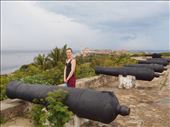 Juanita admiring the view from Fort de San Carlos.: by jorjejuanita, Views[288]