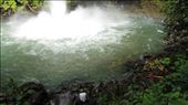 Jorje at the bottom of Catarata Fortuna getting ready for a swim.: by jorjejuanita, Views[245]