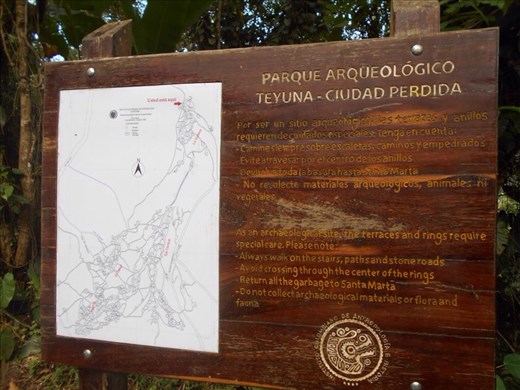 Arriving at the Lost City. 1200 steps got us to the first 'rings'. The ruins of the houses.