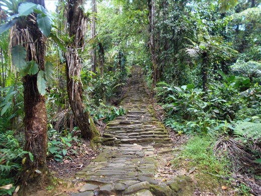 Walking through the Lost City. And yes, we did take a wrong turn when we couldn't see our guide anymore and did get lost.