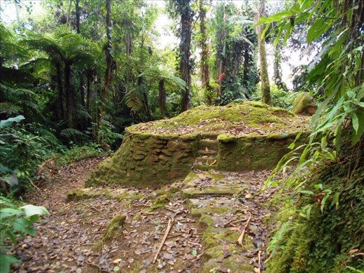 'Ring' ruins of the houses.