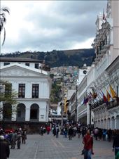 Plaza de la Independencia, and the city sprawling up the mountain side behind it.: by jorjejuanita, Views[315]