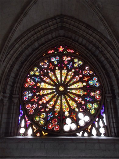 Inside Quito Cathedral.