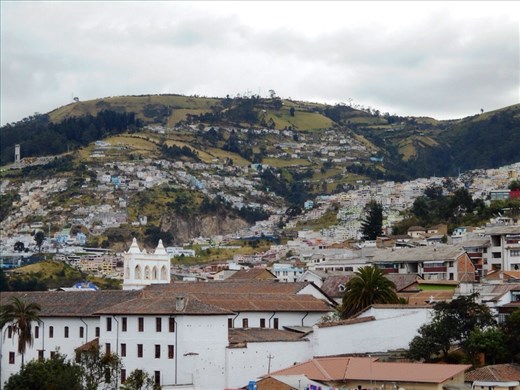 View from Quito Cathedral.