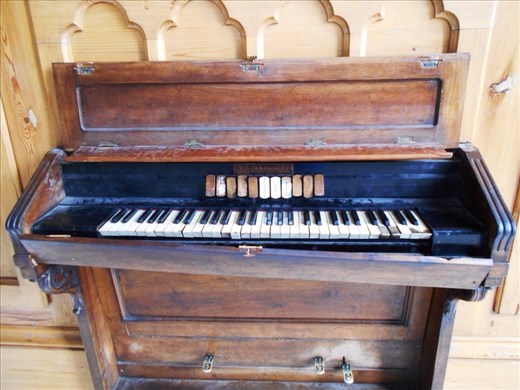 The organ inside Quito Cathedral.