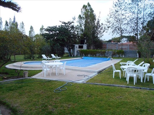 Heated outdoor pool at the farm house.