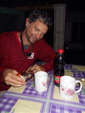 Jorje making our mug-o-rum back at the lodge after a big day in the jungle wilderness.: by jorjejuanita, Views[329]