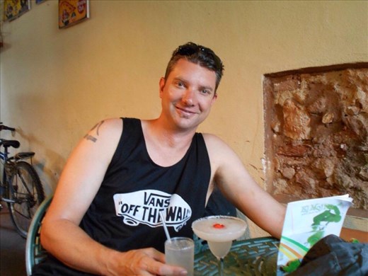 Happy hour time. It was lunchtime. 