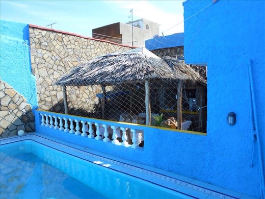 Pool at the hostel. So inviting.