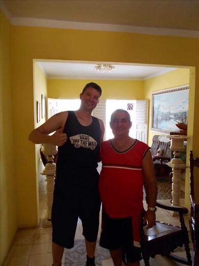 Jorje and Jorje (the owner of our hostel). The problem with using the nickname Jorje is that five guys turn around whenever it's called.