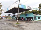 A very simple bus station. Back from Bocas Islands on to the mainland and waiting for our bus to Panama City. Was meant to be a ten hour ride but our local protestors added another seven hours onto that.: by jorjejuanita, Views[267]