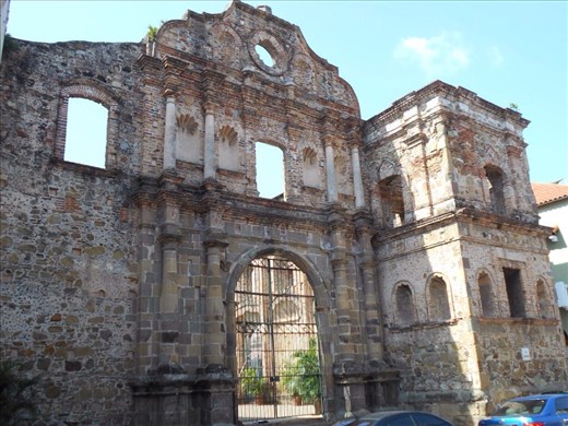 Casco Viejo (Panama old town), gorgeous city. Church and convent of the Compania de Jesus.