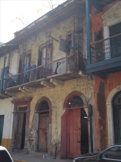 Casco Viejo (Panama old town). Looking really really old.