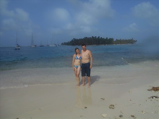 Jorje y Juanita. Our own private island