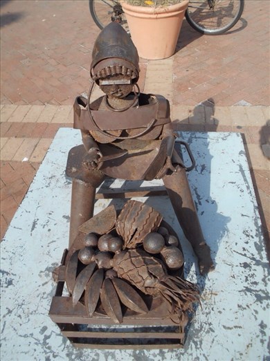 Cartagena old town artwork.