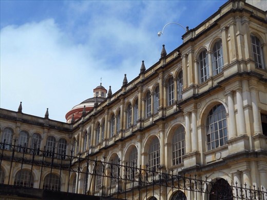 Sightseeing the plazas of Bogota.