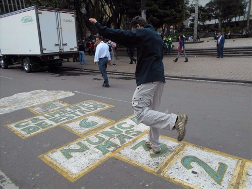 Fun in Bogota city.
