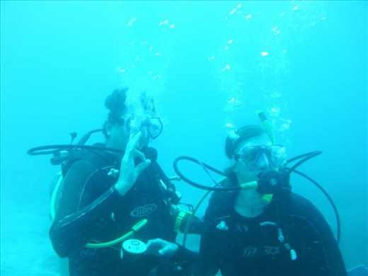 Jorje and Juanita, new dive buddies