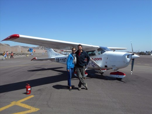 Us and our little plane