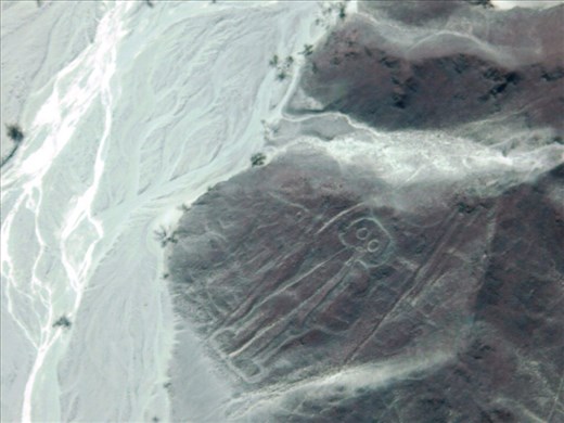 Jorjes favourite, 'the astronaut'  looks like a spaceman and is pointing to the sky. Sceptics have renamed it 'the owl' but I've never seen an owl without wings wearing boots ! Also been called the fisherman.