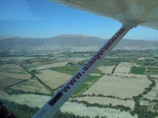 Modern day agriculture over Nasca