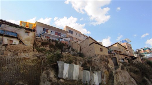 Living on the mountain side.