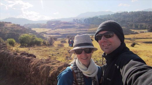Saqsaywaman ruins in the background.