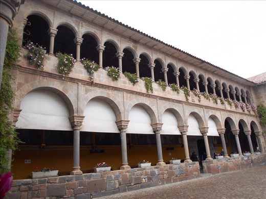 Inside Qurikancha temple.