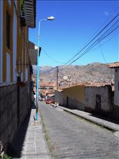 Streets of Cusco and the city sprawling up the mountains.: by jorjejuanita, Views[330]