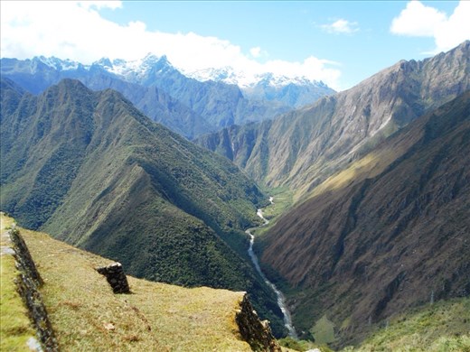 Arriving at Winay Wayna