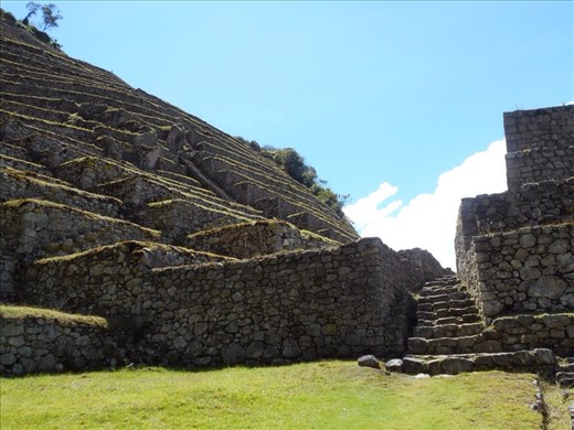 The bottom of Winay Wayna