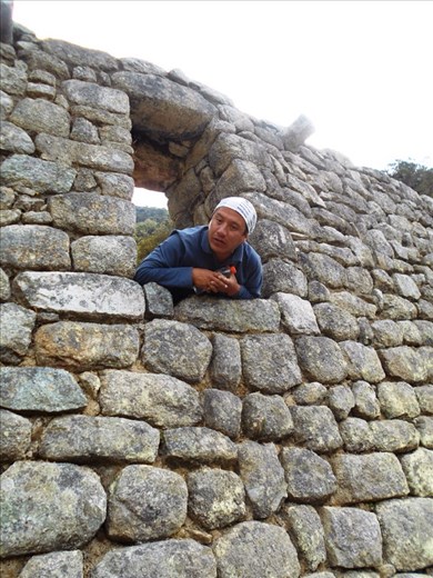 Feranado checking out the surroundings. Intipata