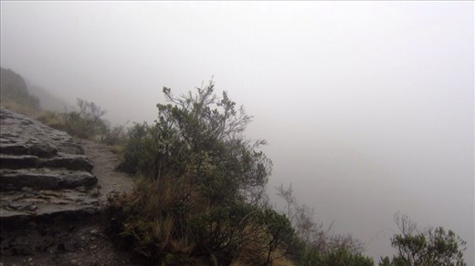 Sadly this became our view of the valley and mountains for 2 days