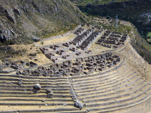 The village section of Llactapata