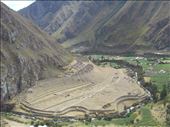Llactapata. Incan ruins built in the shape of a face: by jorjejuanita, Views[308]