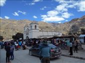 Tourist stop on the drive back from Colca Canyon, in Maca. The church was made from volcanic rock all carried from Arequipa city hundreds of kms away.: by jorjejuanita, Views[206]