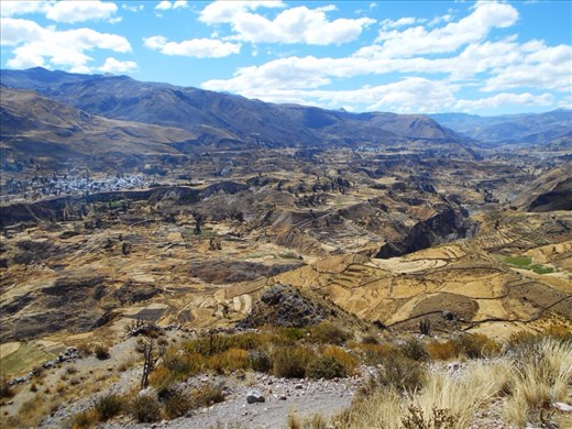 Wayru Punku, the start of valley to the Colca Canyon.