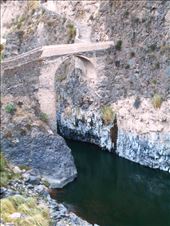Inka bridge over the valley. Last town before the Colca Canyon and where the condors live.: by jorjejuanita, Views[166]