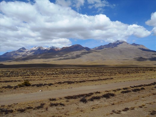 Driving to Colca Canyon.