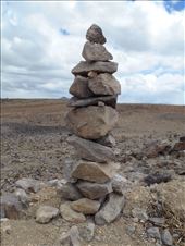Stacked stones known as 