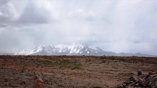 Amazing landscape, barren, cold, harsh, ice-capped.