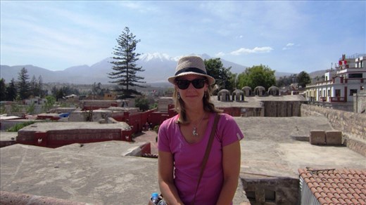 Juanita and Arequipa. Another perfect day of weather in the mountains.