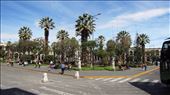 Plaza De Armas, the main square in Arequipa. Every city we go to seems to have a Plaza De Armas, the main square in Arequipa. Every city we go to seems to have a